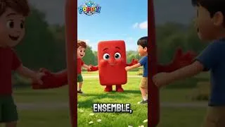 Miniature : Comptine des formes pour enfants | Rectangle #shortvideo