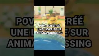 Miniature : J'ai créé une LAVERIE extérieure sur Animal Crossing !