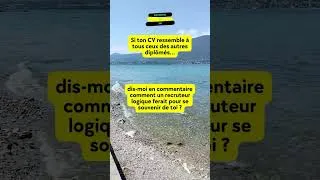 Miniature : Un CV standard ça élimine #emploi #francetravail