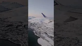 Miniature : L'un des plus BEAUX décollages que j'ai vécus ! #norway #plane #tromsø #takeoff #snow