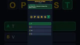 Miniature : Suites de Lettres Facile #3 - Part 3/4 #Shorts