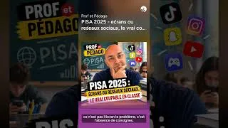 Miniature : PISA : Les 3 gestes pour lundi