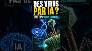 Miniature : Des virus créés par IA ? Ce que l’expérience montre vraiment #Shorts