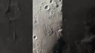 Miniature : Le plus insolite sur la Lune? Zoom au télescope Dobson #moon #crater #space #insolite