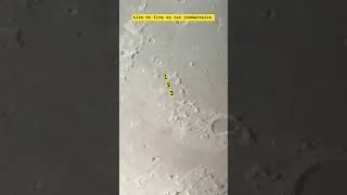 Miniature : Zoom en direct sur la Lune et le mont Blanc !! #moon #crater #nasa #space #zoom