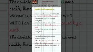 Miniature : Relative Pronouns (Part 3)