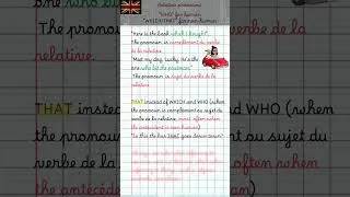 Miniature : Relative Pronouns (Part 1)