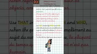 Miniature : Relative Pronouns (Part 2)