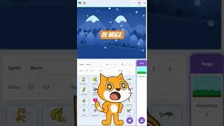 Miniature : Animation de neige sur Scratch 🙀