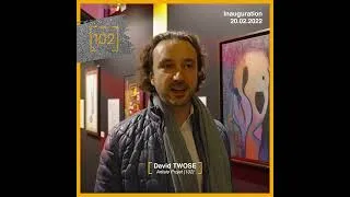 Miniature : David Twose, artiste Projet [102], était à l'inauguration et partage son sentiment