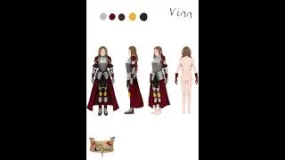 Miniature : 🎨 Vinn reçoit sa première armure en chanson - Character design et illustration étape par étape  #art