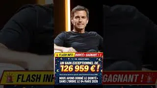 Miniature : Notre pronostic PAB 4 3 a donné le Quinté+ dans l'ordre 126 959€ #pronosticquinté