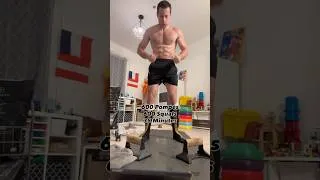 Miniature : 600 Pompes et Squats entrainement style militaire #fitness #burpees