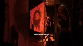 Miniature : #bts du tournage avec projection holographique sur toile