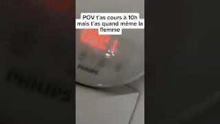 Miniature : POV t'as cours à 10h mais t'as quand même la flemme de te lever