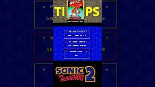 Miniature : TIPS Sonic the Hedgehog 2 Mega Drive Sélection d'un Stage #retrogaming #sonic #sega