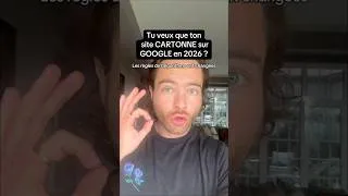 Miniature : Tu veux que ton site CARTONNE sur Google en 2026 ? Les règles de l’algorithme ont changées.