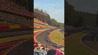 Miniature : Couché de soleil sur le raidillon de spa lors des 24 heures #racecar #24hours #crowdstrike