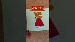Miniature : Appliqué gratuit débutant Sunbonnet Sue et smartphone 📱