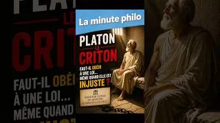 Miniature : La Minute Philo : faut-il obéir aux lois injustes ? (Platon, Criton) #bacdephilo #philosophie