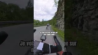 Miniature : j’ai évité le pire, en grande partie grâce à mon Coros DURA 🥵 #cyclisme