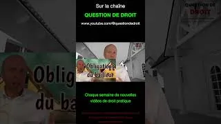 Miniature : "QUESTION DE DROIT" : une autre approche du droit pratique ! #justice #info  #droit