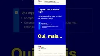 Miniature : Déposer plainte en ligne ? Oui, mais...