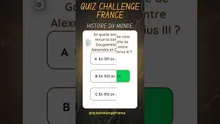 Miniature : Quiz Histoire : 5 dates de batailles à connaître absolument ! ⚔️ #quiz #culturegenerale