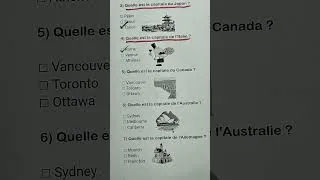 Miniature : Pouvez-vous réussir ce Quiz des Capitales du Monde ? 🌍🤔 #QuizCapitales #Shorts #quizfrancais #quiz