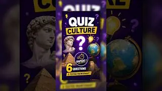 Miniature : Ton score au quiz culture sera-t-il parfait ? #challenge #test #culturegenerale