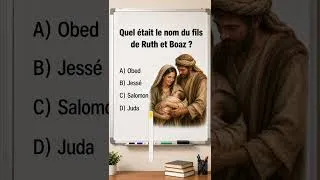 Miniature : 🤔 Connais-tu vraiment la Bible ? Ce défi va te surprendre !#QuizBiblique #Bible #BibleQuiz