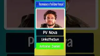 Miniature : quiz sur les YouTubers français ? Devine le YouTubeur : Blind Test Challenge