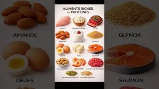 Miniature : 14 Aliments Riches En Protéines #science #faits #viral #nutrition #aliments