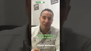 Miniature : #free_ihsane_elkadi #radiom Khelaf Benhadda, Journaliste exprime sa #solidarité avec Ihsane El Kadi