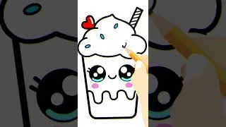 Miniature : Comment dessiner un milk shake facile