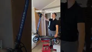 Miniature : Top speed escooter (Rovoron S7) #escooter #topspeed