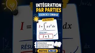 Miniature : bac 2026 Intégration par parties EXPLIQUÉE Fcilement #maths #bac2026
