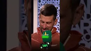 Miniature : Djokovic ému avec ses enfants à Roland-Garros
