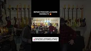 Miniature : Demain 17h45 Video Spéciale Denzo Custom Guitars 🔥 #demo #review #luthier #guitar