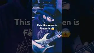 Miniature : Putting my Skervesen on Fire 🔥 #guitar #guitarist #metal #skervesen #trivium #7string #selftaught