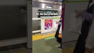 Miniature : POV ton visage est dans la station de harajuku POV you’re face is in harajuku station in Tokyo