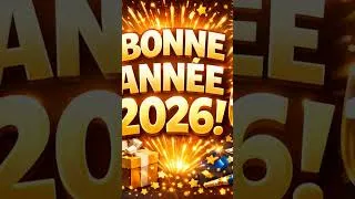 Miniature : BONNE ANNÉE 2026 🎆 Merci pour tout ❤️