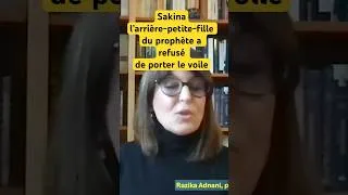 Miniature : Sakina, l'arrière-petite-fille du prophète ne portait pas le voile.#coran #voile #histoire #prophète