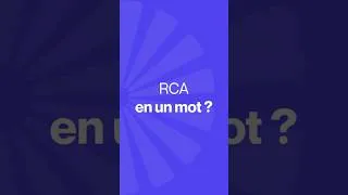 Miniature : Décrivez RCA en un mot #RCA