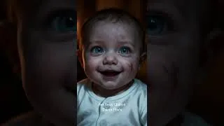 Miniature : le bébé rit face au sombre #paranormalactivity #shorts