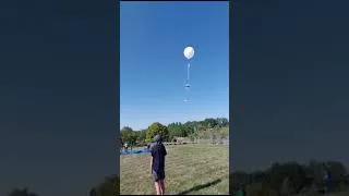 Miniature : Lâcher de ballon stratosphérique