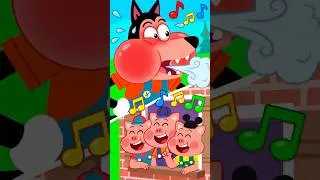 Miniature : 🎵 No No No Little Wolf! Funny Kids Song 🐺 #Shorts