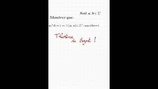Miniature : Théorème de Bezout !