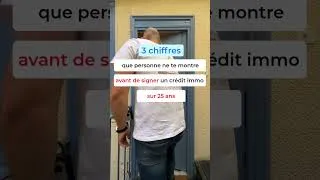 Miniature : Les 3 chiffres que personne ne te montre avant de signer un crédit immo.