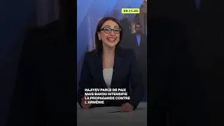 Miniature : Hajiyev parle de paix mais Bakou intensifie la propagande contre l'Arménie | ReOpen Media French